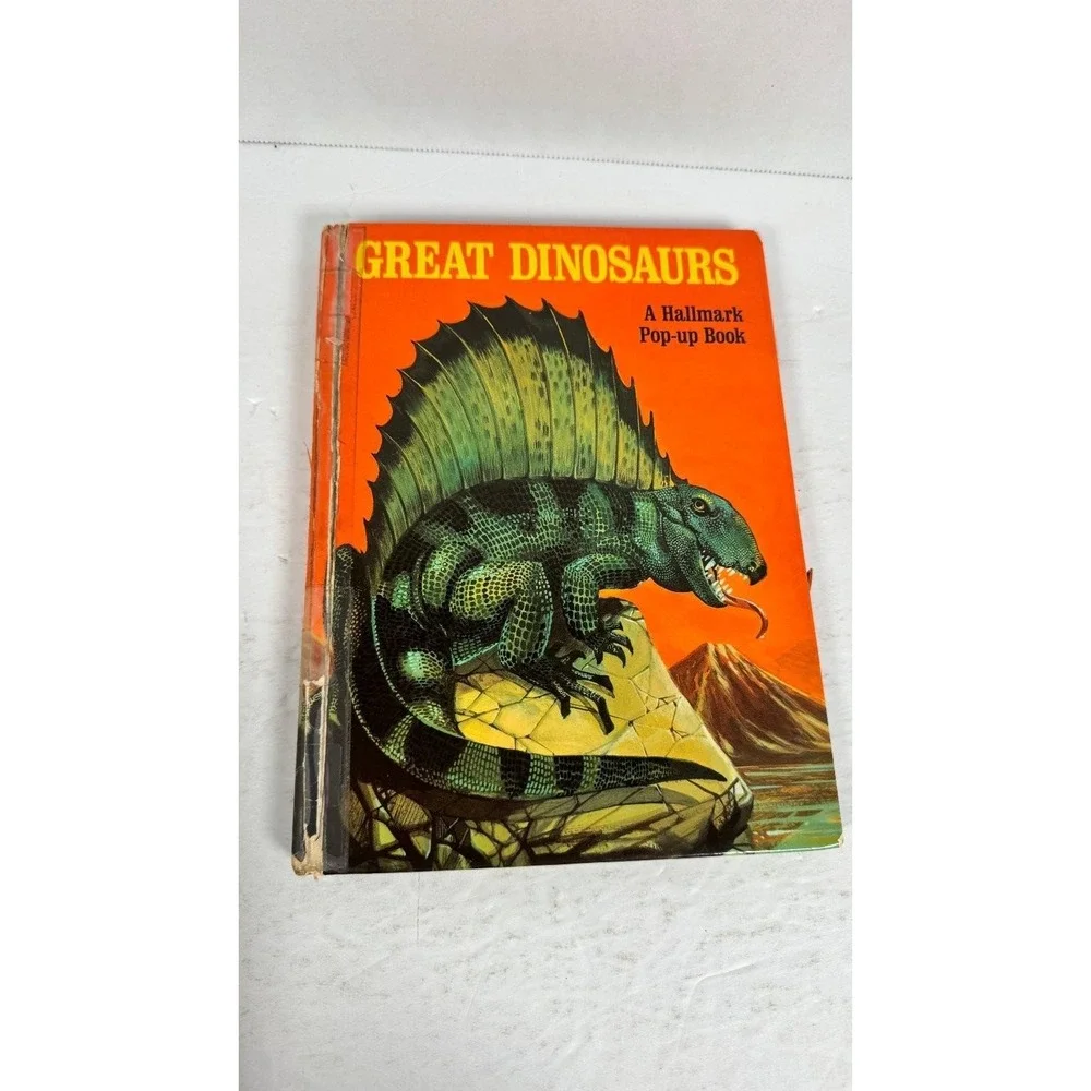 Great Dinosaurs Jennifer Zobelein 1970 Pop-Up Book Illustrated Hallmark